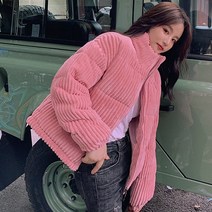 [디아리스] 겨울 코듀로이 숏패딩 푸근푸근 골덴 점퍼 931P