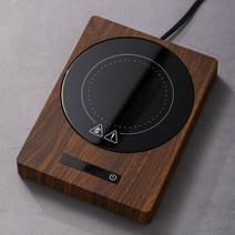 머그컵워머 컵히터 머그 워머 200 °C W 핫 티 메이커 코스터 5 기어 커피 우유 차 난방 패드 110V/2, 06 B wood color