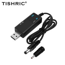 전원분배기 호환 10PCS TISHRIC Usb DC 12V 9V 전원 케이블 라우터 5V 컨버터 부스터 라인 잭 커넥터 2.1x5, 02 blue digital display