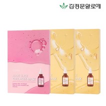 김정문알로에 [김정문알로에] 큐어 알로에 슬라이스 콜라겐5+비타10 마스크팩