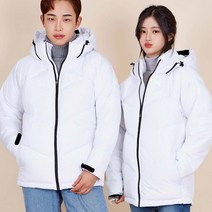 블랙 하프 검정 머렐 롱패딩