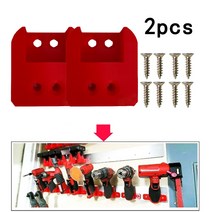 공구 캐비넷 밀워키 M18 용 2 Pa기계 헤비 듀티 툴 홀더 벽걸이 형 오거나이저 스부품지 플라스틱 트레이