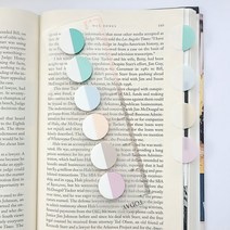 미니 원형 인덱스 탭 북마크 플래그 다이어리 꾸미기, 미니원형인덱스1개