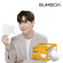 [크린센스] KF94 연예인핏 에브리마스크 새부리 대형 (화이트 50매입), 화이트