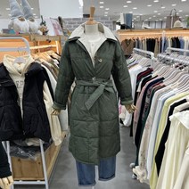레코브 배색카라벨트패딩 LW61B2PD508BKK