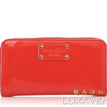 Kate Spade 케이티 스페이드 여성 페이던트 지퍼 장지갑 코랄