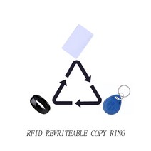 RFID NFC 스마트 칩 방수 링 125Khz T5577 복사기 재기록 가능 태그 키 1K S50 복제 토큰 배지, 03 T5577 Ring-60MM