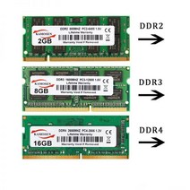 부품 DDR2 DDR3L DDR4 2GB 8GB 4GB 16GB 노트북 RAM 1333 1600 2400 2666 3200 204pin So DIMM 메모리 DDR3 8gb PC3, DDR2 2GB 667-1.8V