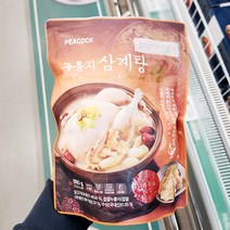조림17.940 피코크 누룽지 삼계탕 879.87g x 1개, 아이스박스포장
