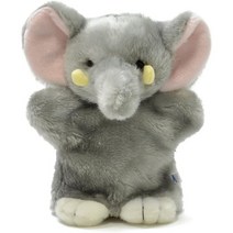 핸드퍼펫 코끼리 동물 손인형 25cm