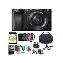 Sony Alpha a6100 소니 알파 APS C 미러리스 카메라 및 16 50mm 렌즈