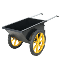 콘크리트 리어카 손수레 공사장 시멘트 공구리 운반차, 블랙 미디엄 2.0 두께 버킷 트럭  솔리드
