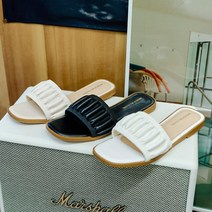 시크룩 야운데 여성 주름 슬리퍼 여성사무실슬리퍼