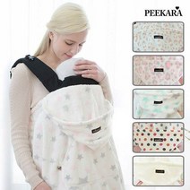 [PEEKARA] 피카라 유아 아기띠 극세사워머 6종, 직접입력1:핑크스타