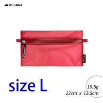 비비색 백패킹 장비 쉘터 소형텐트 1-2인용 3F 30D 코두라 초경량 물건 주머니, 01 Pink size L