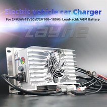 공장 직접 판매 방수 자동차 충전기 24V 36V 60V72V 골프 카트 선박 AGM 리드 산 성 배터리, 03 48V20Amp Charger_01 미국