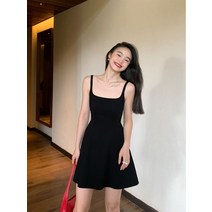 미니블랙드레스 나시 롱원피스 원피스 스커트 A라인