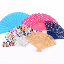 socean 베이직 심플 휴대용 접선 쥘부채 접는 손부채 나무 합죽선 외국인 선물 휴대용 접부체 접이식 여름 전통 기, 대나무살 무지