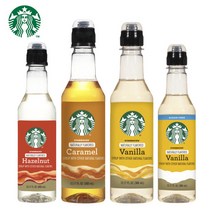 스타벅스 커피시럽 360 ml 4종 / Starbucks Syrup 12.17 oz Bottle, 캐러멜