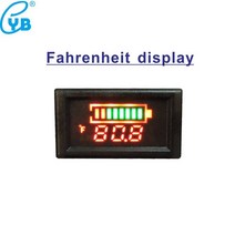 유속계 방수 금속 납산 리튬 배터리 용량 표시기 72V 에어 프로브 온도 테스터 미니 LED 전압계, 04 Lead-acid(Metal)