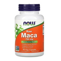 나우푸드 로우 마카 750mg 베지 캡슐, 90개입, 5개