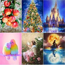 세진 120가지 이상그림 색표현이 풍부한 제품 비즈 보석 십자수, 38 매직캐슬 33x44 세로형