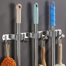 밀대걸이 행거 도구걸이대 대걸레걸이 보관함 빗자루 58746EA, 상품선택, 다용도밀대걸이 5구