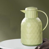 단열 콜드 케틀 가정용 물병 대용량, 그린, 1.6L, 1개