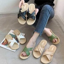 여성 봄 여름 바캉스 여행 슬리퍼 단체 신혼 여행 준비 스타일