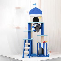 슈댕댕 캣타워 소형 원목 캣폴 대형 스크래쳐, 02.캐슬 캣타워