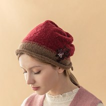 [디얼마미] 래비 꽃자수 두건 미시 중년 여성 50대 엄마모자