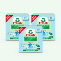 [프로쉬 공식몰] 독일 식기세척기세제 베이킹소다 30개입 3개, 식기세척기세제:그린레몬 30개입 3개