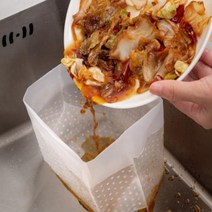 음식물쓰레기 물기제거 싱크백 30장, 단품