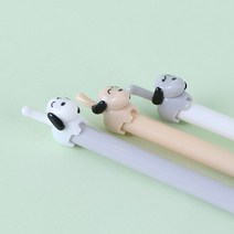 국산 댕댕이 강아지 볼펜 3color [귀여운 캐릭터 동물 판촉 펜], 그레이