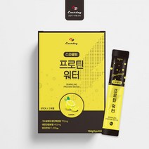 에너데이 스파클링 프로틴 워터 스틱형 30포 가수분해유청단백분말 레몬과즙분말 비타민B2, 1개, 30포_ 1개