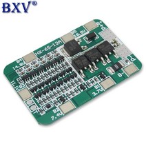 BMS보드6팩 18650 리튬 이온 배터리 셀 모듈 DIY 키트용 6S 15A 24V PCB BMS 보호 보드, 한개옵션0