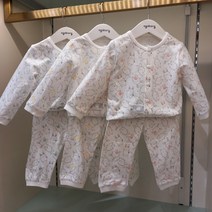 아가방 2023 봄신상 ~ 파스탤톤의 핑크 민트 옐로우 ~~ 토끼 친구들이 귀여운 두께감이 얇은 봄 내의~~