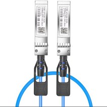 CHUANGSUTON 블루 컬러 10G SFP+ DAC 케이블 - 유비퀴티 유니파이 시스코 넷기어 D-링크 슈퍼마이크로 미크로틱 네트워크 장치용 패시브 SFP 트위낵스 쿠, 3-meter