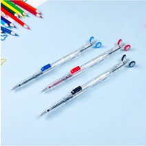 라이노바 직선볼펜샤프 / 멀티필기구 밑줄긋기 사이드노크 노트필기 그래프그리기, 파랑