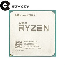 AMD Ryzen 5 1600X 3.6 GHz 코어 12 스레드 CPU 프로세서 L3 = 소켓 YD160XBCM6IAE, 한개옵션0