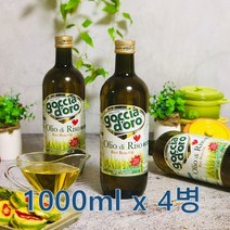 고챠도로 프리미엄 현미유 미강유 식용 현미 미강 오일 1000ml 1병 2병 3병 4병 5병, 4개