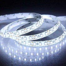 LED마켓 고휘도 플렉시블 슬림 LED바 12V 5050칩 LED스트립 줄조명 5M롤, 12V흰띠5050방수(5미터) 화이트, 1개