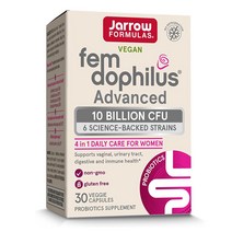 Jarrow Formulas 자로우 펨 도피러스 어드밴스드 유산균 100억 CFU 30캡슐 (상온보관용), 30정, 1개
