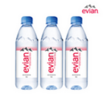 에비앙 생수, 500ml, 2개