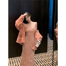 스팽글원피스 클럽 스커트 빈티지 블링블링 이브닝드레스 무대의상