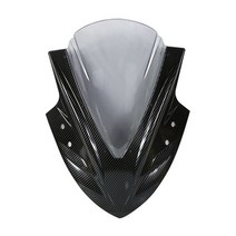 가와사키 닌자 400 250 300 2013- 오토바이 앞 유리 윈드 스크린 NINJA400 NINJA250 NINJA300 스크린, Carbon Gray