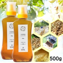 야생화꿀 잡화꿀 국내산 백운산 자연숙성 벌꿀 노고단향 천연벌꿀 500g, 1Ea, 1