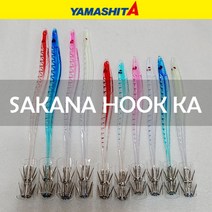 야마시타 오징어스틱 사카나 바늘 훅 14cm 18cm 오징어채비, 18cm 쌍바늘, YCR
