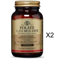 솔가 엽산 800mcg 250타블렛, 250개입, 2개
