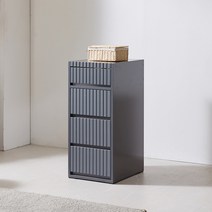 찰스 템바보드 400 4단 틈새 아일랜드 서랍장, 그레이